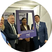 Paul Smith at Welsh Tory Conference with Kemi Badenoch
