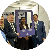 Paul Smith at Welsh Tory Conference with Kemi Badenoch