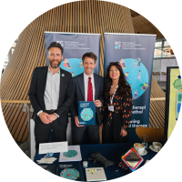 Gary Waltham at the Senedd’s Y Farchnad event