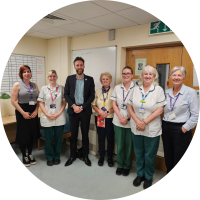The OT staff at university hospital wales