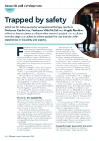 Trapped by safety – OTnews Aug/Sep page