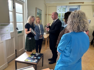 Neil Gray visits Lothian hospital