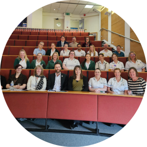 CEO Gary Waltham on a visit to North Wales