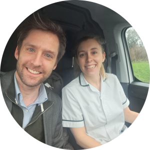 Abby Hewitt with MS Sam Rowlands