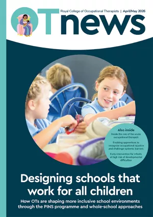 Cover with school children eating lunch