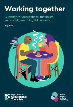 front cover of the new guidance for working effectively with social prescribing link workers