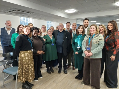 Gary with OT teams from Peterborough, Huntingdon, and Fenland Adult Locality Teams, Cambridgeshire and Peterborough NHS Foundation Trust and members of the wider team of stakeholders and partners.