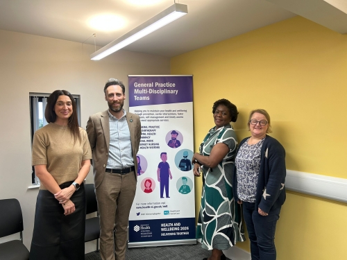 Gary and Odeth with Emma Chestnutt and Shelly Keenan