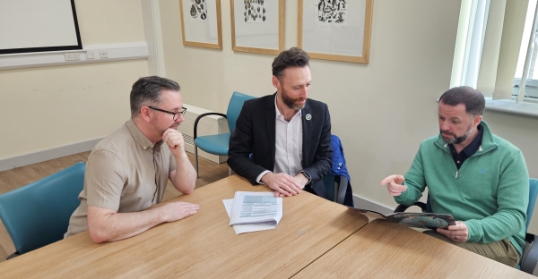 Steve Catherall, Service Lead OT, Gary and Neil Tilston-Roberts, Advanced Clinical Practitioner at Llangollen Health Centre 