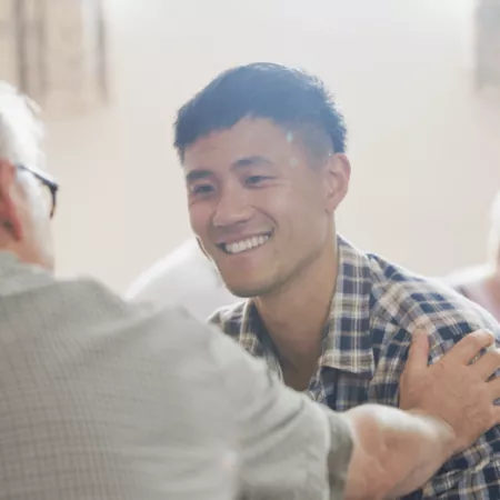 Man smiling