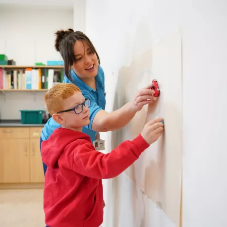Occupational therapists help people of all ages to do the things they need or want to do, including young children.