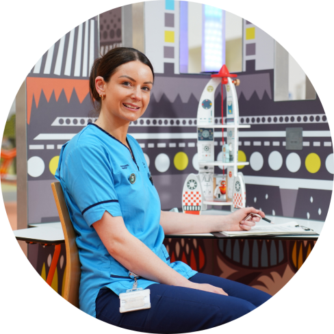 An Occupational Therapist completes necessary paperwork
