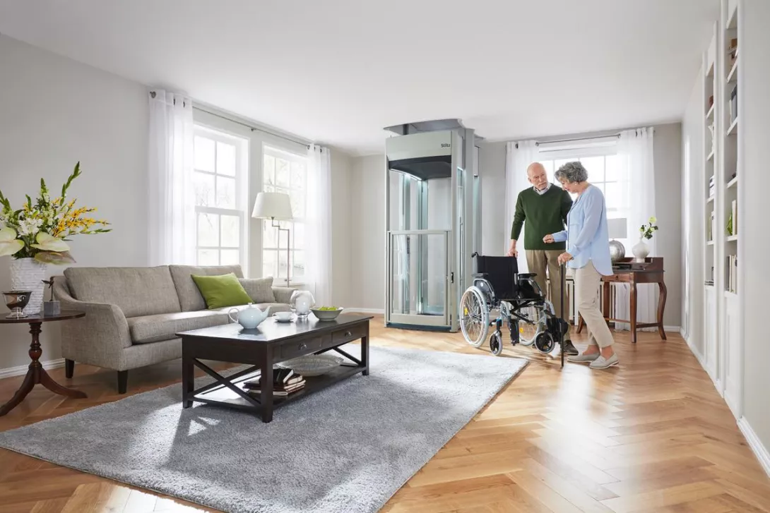 Women using wheelchair