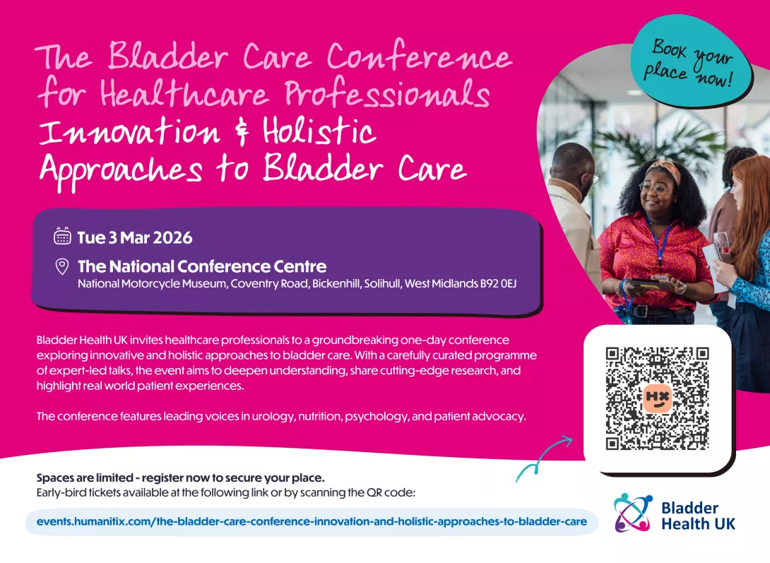 Bladder Care Conference advert